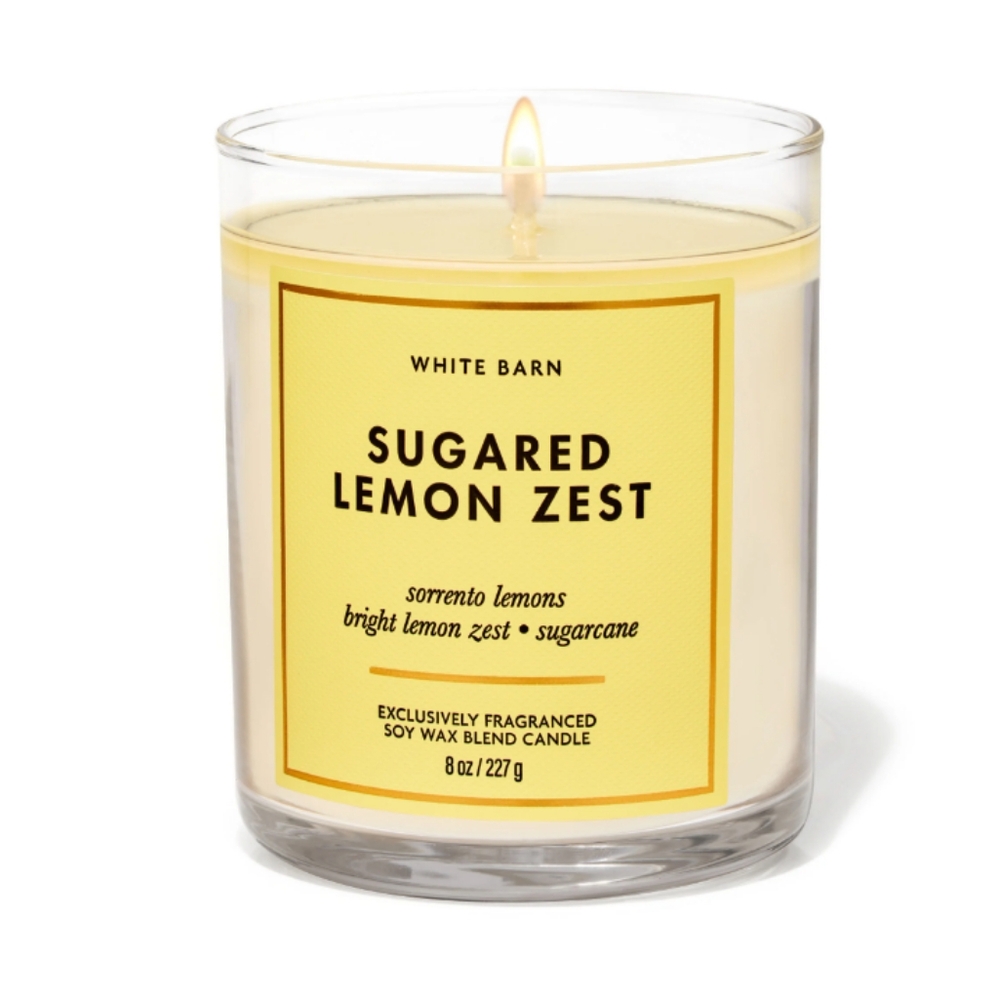 🆕White Barn Yellow Citrus Candle